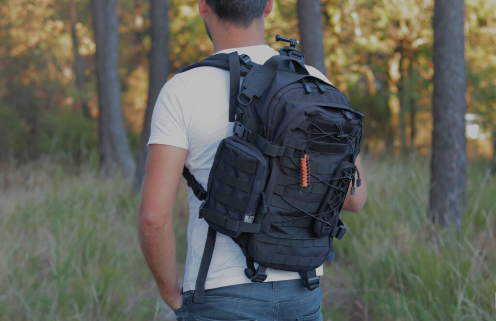 Sac a dos tactique 30L noir boutique