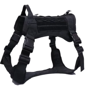 Harnais tactique pour chien noir