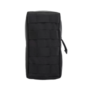 Pochette simple noir face